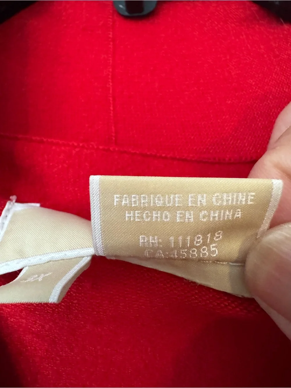 MICHAEL Michael Kors 3X Red 2-in-1 Layered Cardigan Attached Tank Sweater